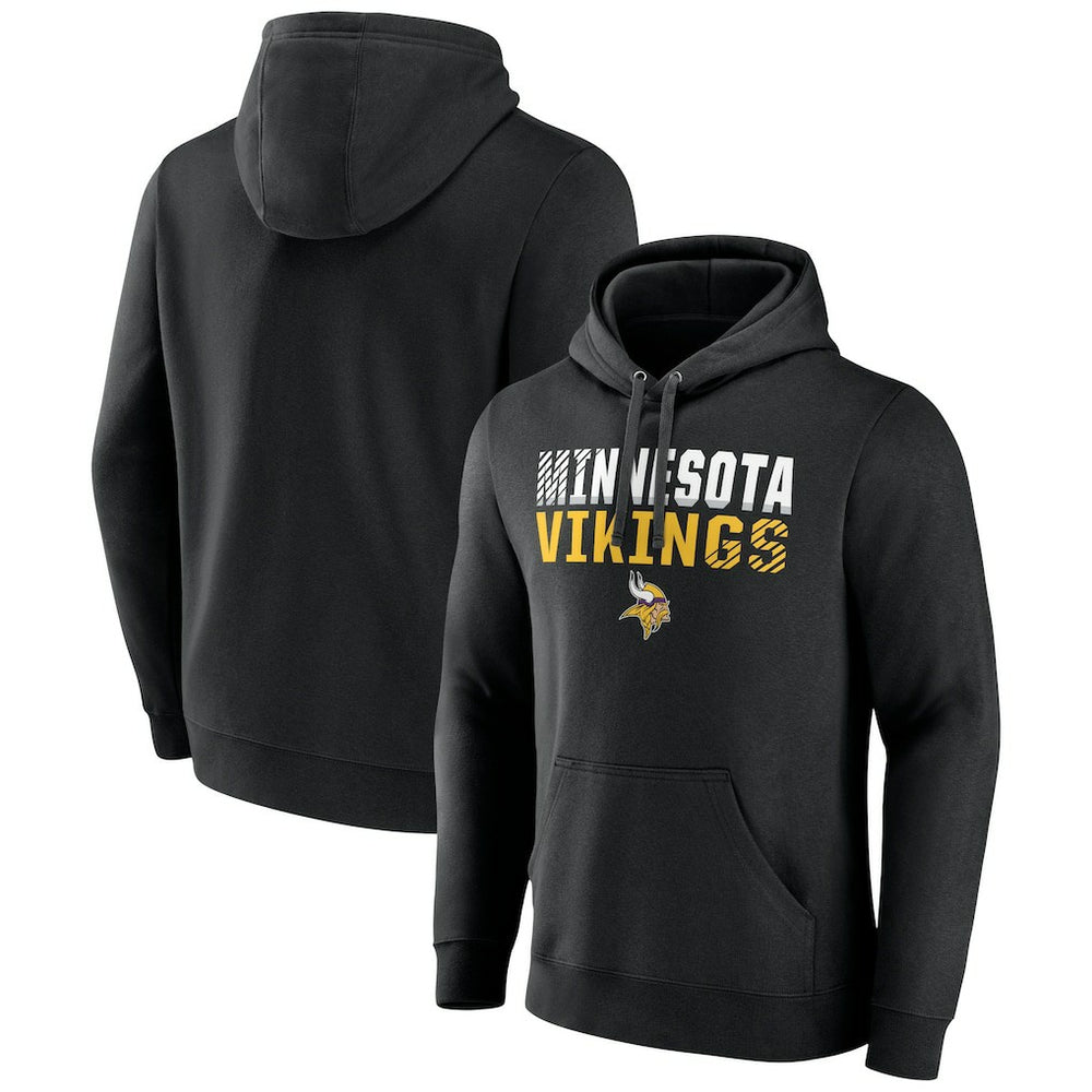Team Fade Out Fitted Pullover Hoodie - Minnesota Vikings Hoodies