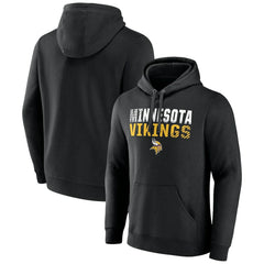 Team Fade Out Fitted Pullover Hoodie - Minnesota Vikings Hoodies