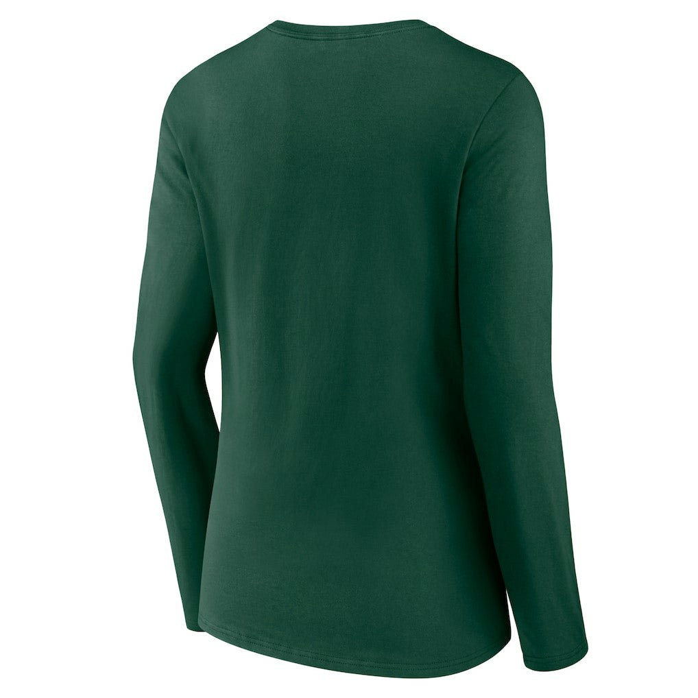Women's Freehand Team Long Sleeve V-Neck T-Shirt - Green Bay Packers T-shirts