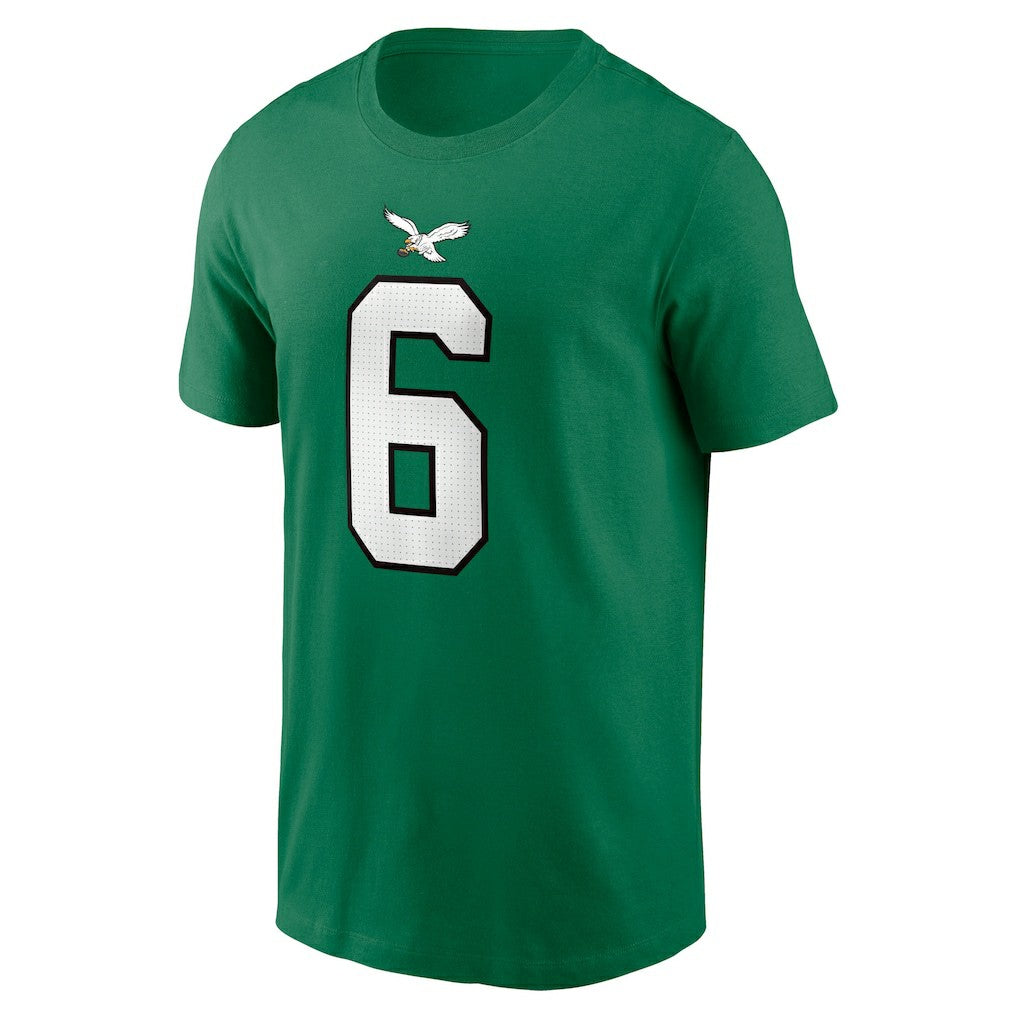 DeVonta Smith  Alternate Player Name & Number T-Shirt - Philadelphia Eagles T-shirts