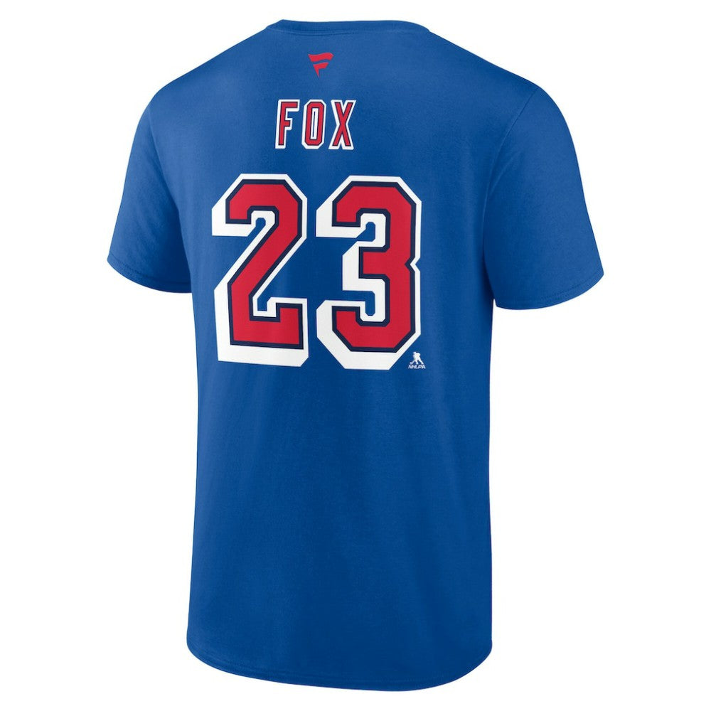 NHL Adam Fox New York Rangers Fanatics Special Edition 2.0 Name & Number T-Shirt