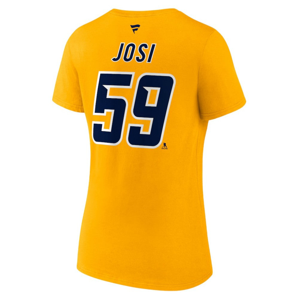 NHL Roman Josi Nashville Predators Fanatics Women's Special Edition 2.0 Name & Number V-Neck T-Shirt