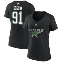 NHL Tyler Seguin Dallas Stars Fanatics Women's Special Edition 2.0 Name & Number V-Neck T-Shirt