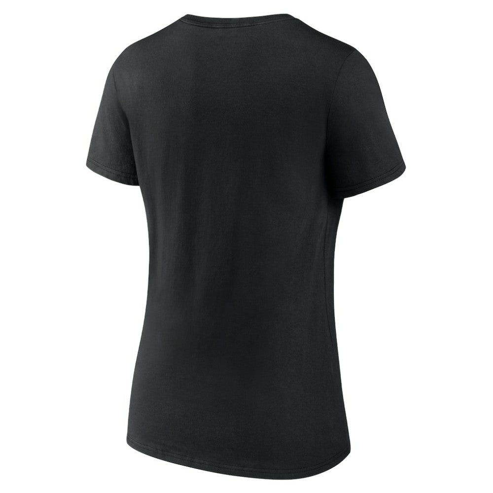 Black Pittsburgh Pirates Women's Live For It Team V-Neck T-Shirt