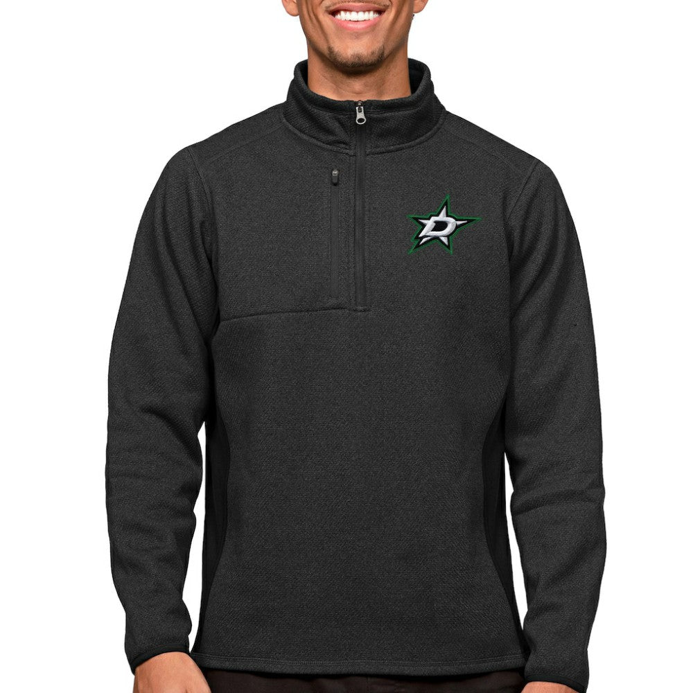 NHL Dallas Stars Antigua Course Quarter-Zip Pullover Top