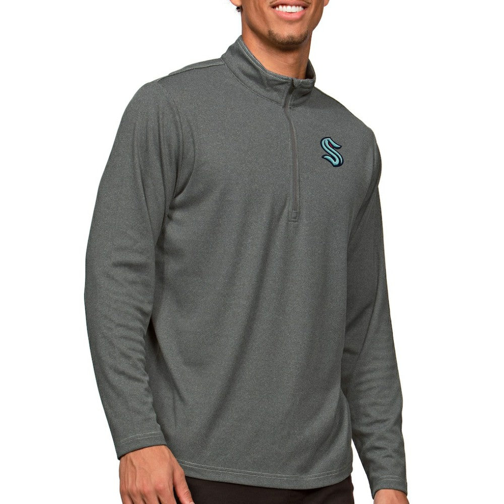 NHL Seattle Kraken Antigua Epic Quarter-Zip Pullover Top