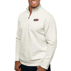 NHL Carolina Hurricanes Antigua Gambit Quarter-Zip Pullover Top