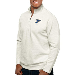 NHL St. Louis Blues Antigua Gambit Quarter-Zip Pullover Top