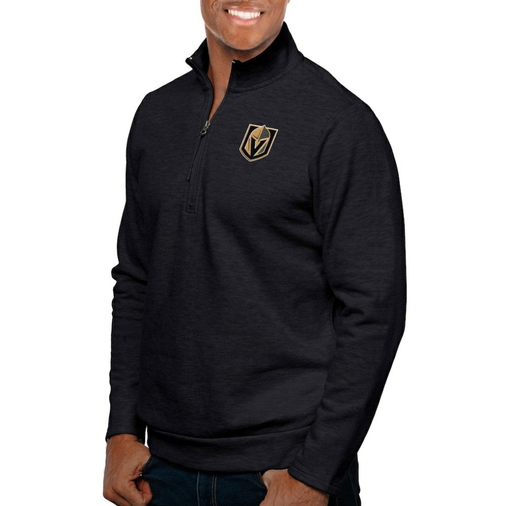 NHL Vegas Golden Knights Antigua Gambit Quarter-Zip Pullover Top