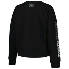 Black Chicago White Sox DKNY Sport Women's Lily V-Neck Pullover Sweatshirt