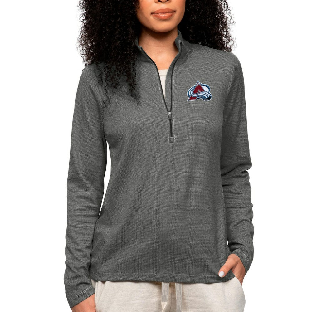 NHL Colorado Avalanche Antigua Women's Epic Quarter-Zip Pullover Top