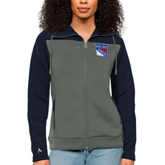 NHL New York Rangers Antigua Women's Protect Full-Zip Hoodie
