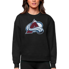 NHL Colorado Avalanche Antigua Women's Team Logo Victory Crewneck Pullover Sweatshirt