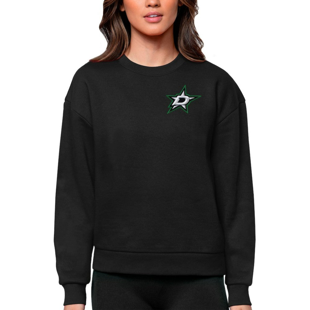 NHL Dallas Stars Antigua Women's Victory Crewneck Pullover Sweatshirt