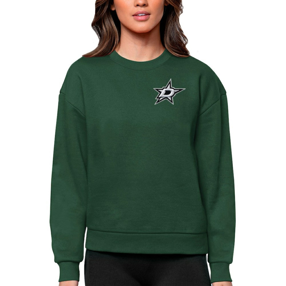 NHL Dallas Stars Antigua Women's Victory Crewneck Pullover Sweatshirt