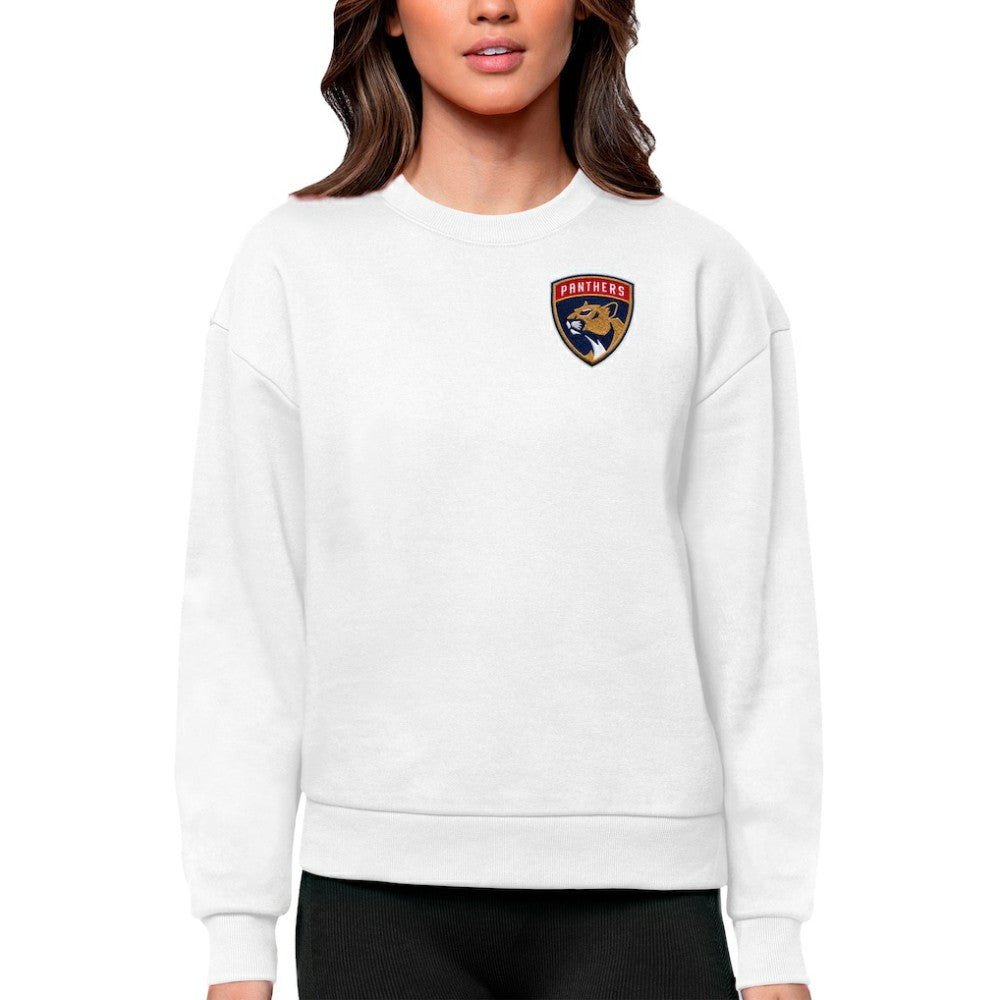 NHL Florida Panthers Antigua Women's Victory Crewneck Pullover Sweatshirt