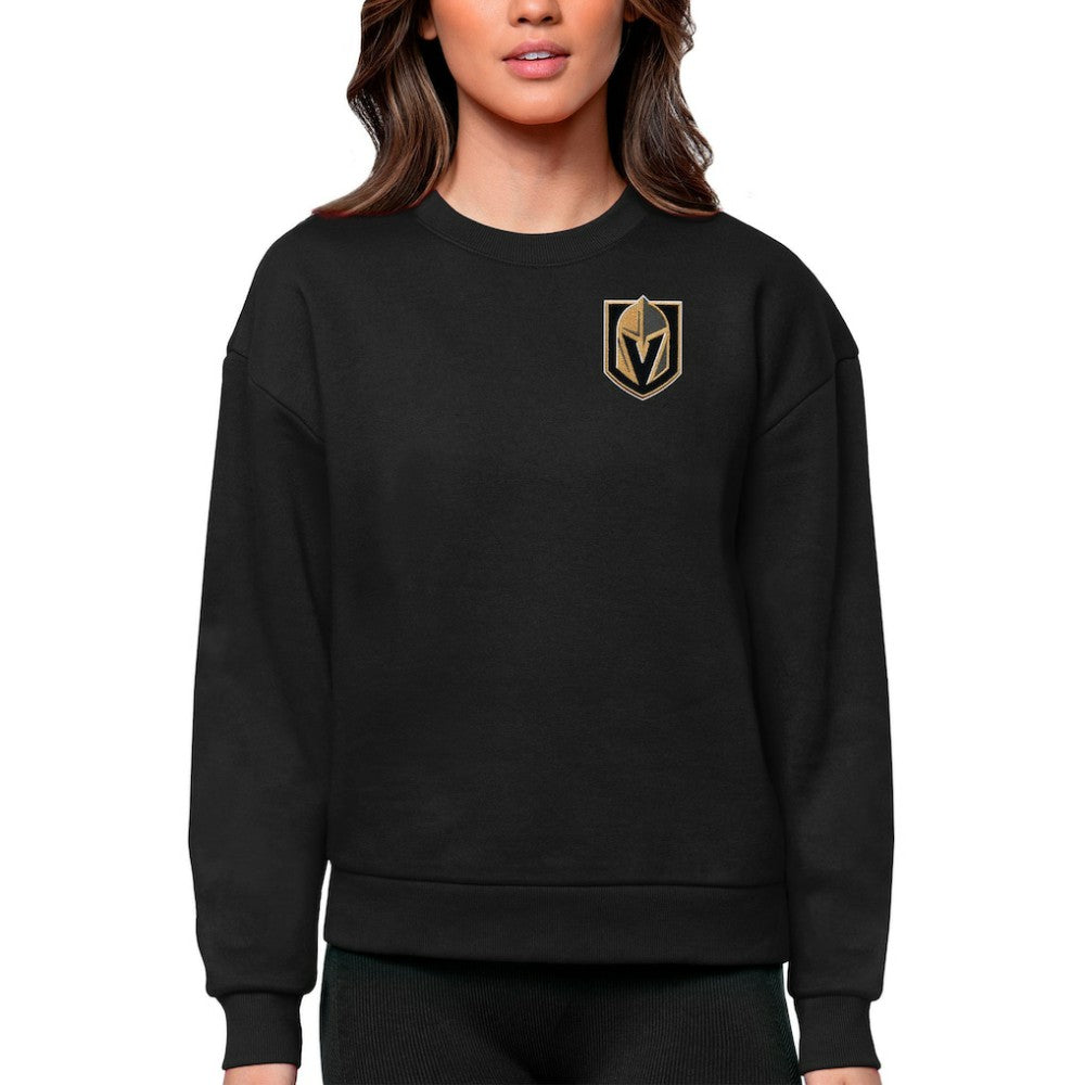 NHL Vegas Golden Knights Antigua Women's Victory Crewneck Pullover Sweatshirt