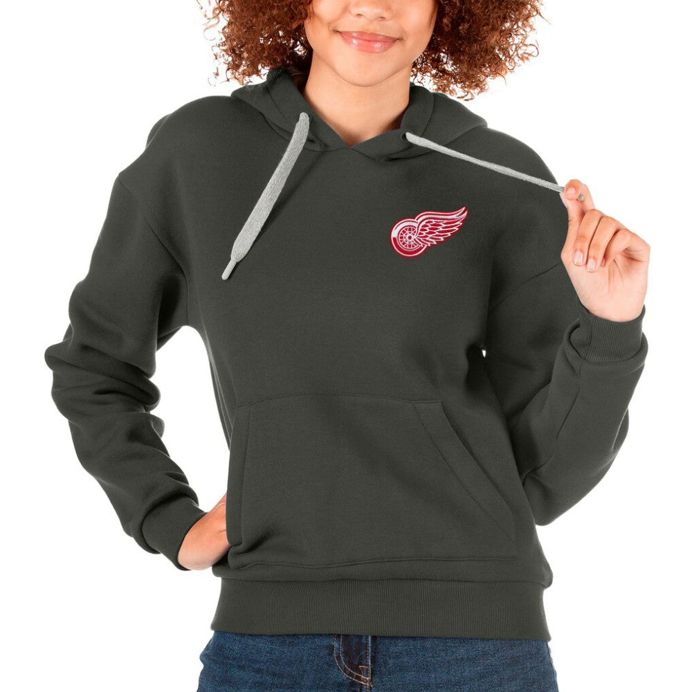 NHL Detroit Red Wings Antigua Women's Victory Pullover Hoodie