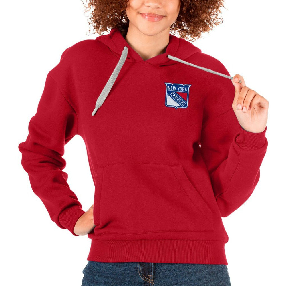 NHL New York Rangers Antigua Women's Victory Pullover Hoodie