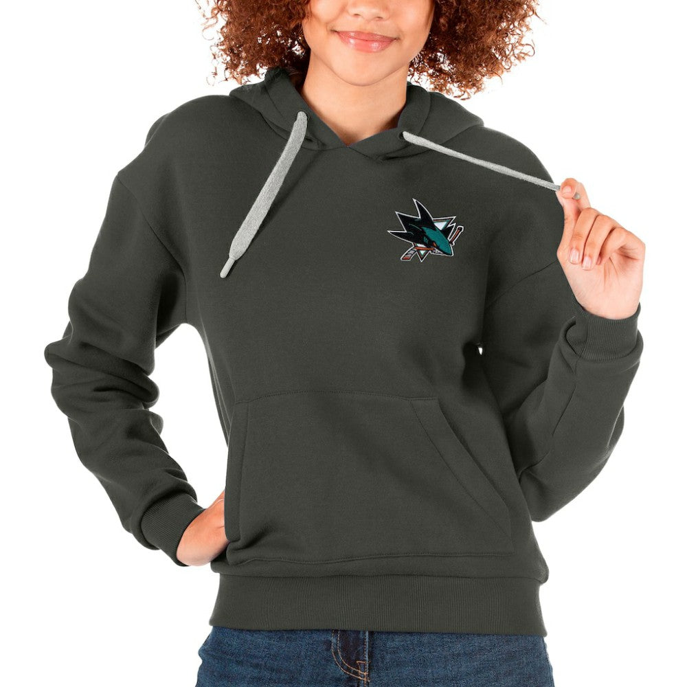 NHL San Jose Sharks Antigua Women's Victory Pullover Hoodie