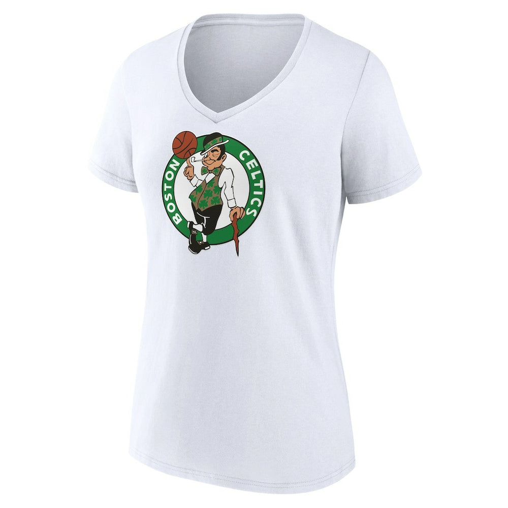 Boston Celtics Women's Logo V-Neck T-Shirt