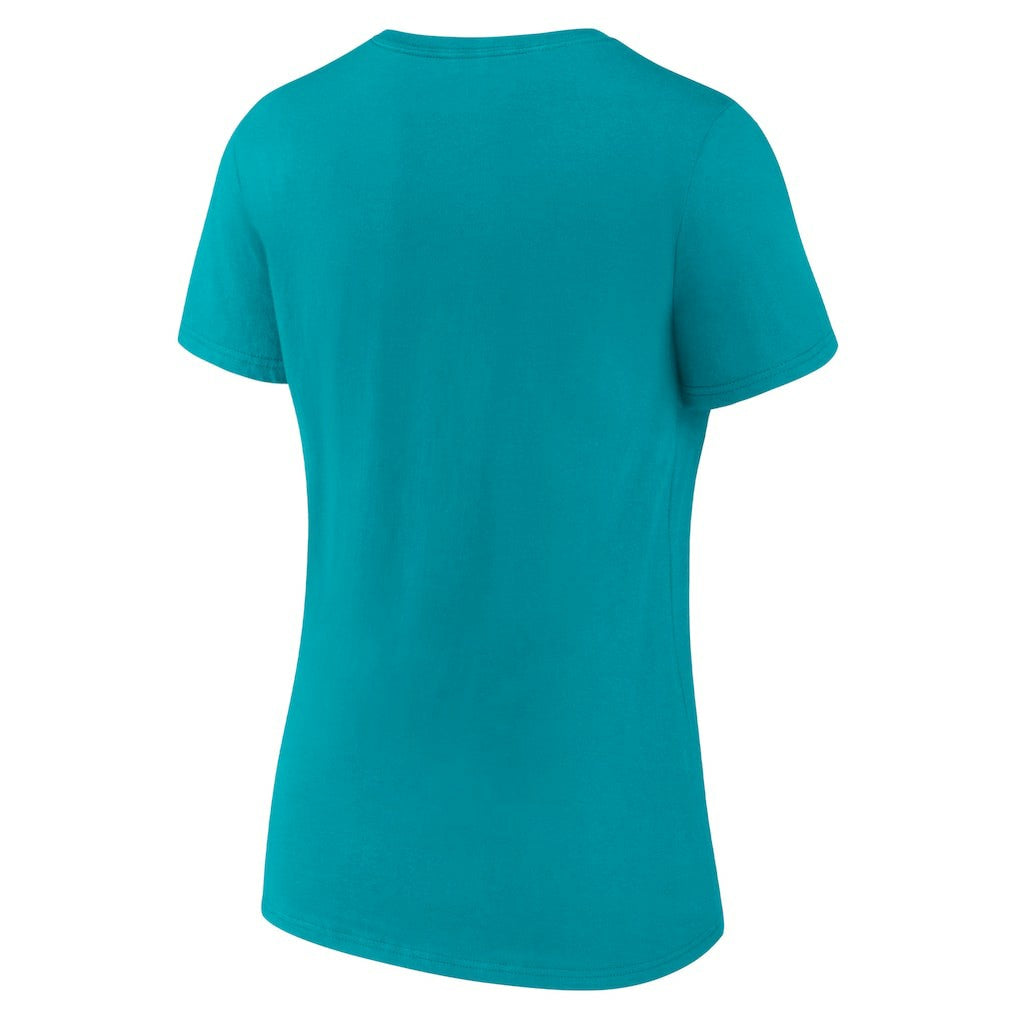 Charlotte Hornets Women's Logo V-Neck T-Shirt