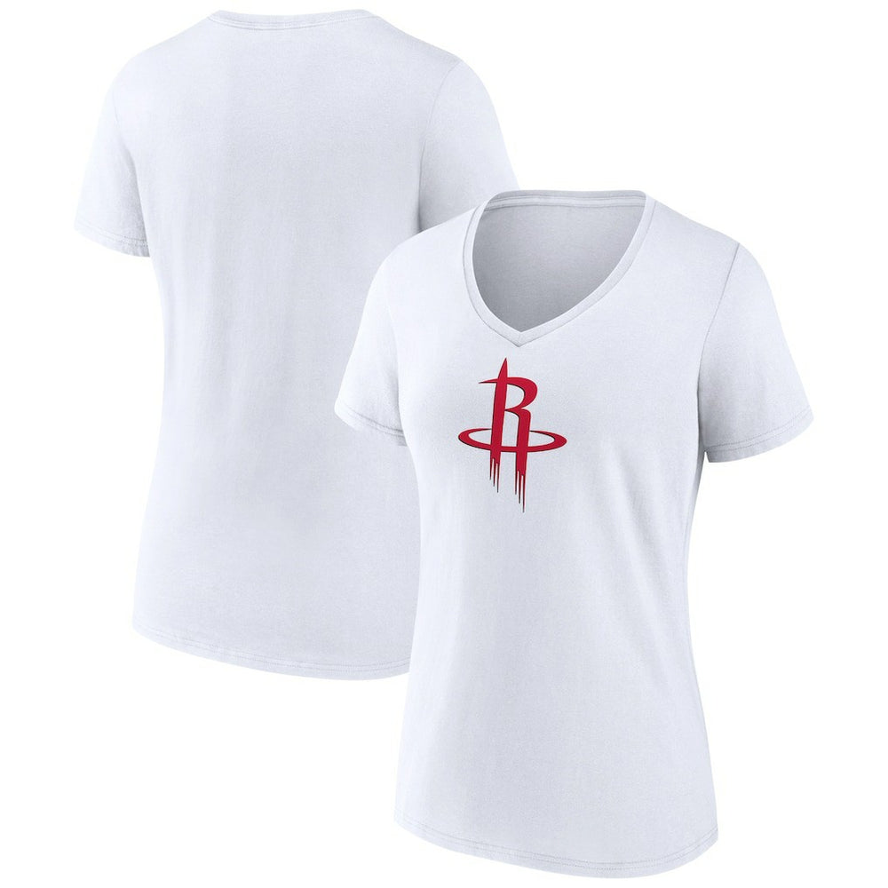 Houston Rockets Women's Logo V-Neck T-Shirt