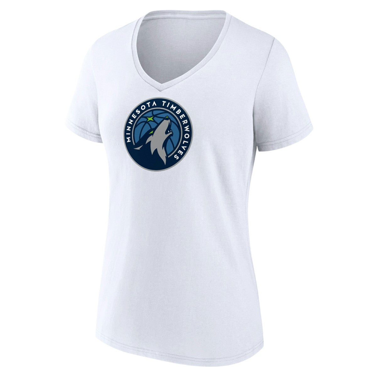 Minnesota Timberwolves Women's Logo V-Neck T-Shirt