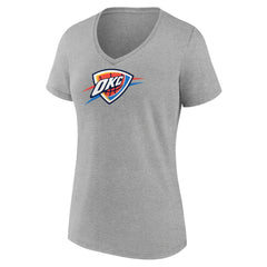 Oklahoma City Thunder Women's Logo V-Neck T-Shirt