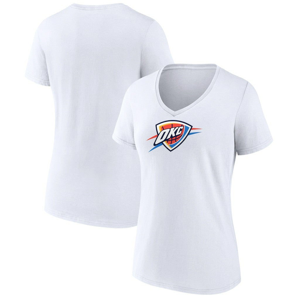 Oklahoma City Thunder Women's Logo V-Neck T-Shirt