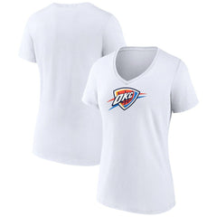 Oklahoma City Thunder Women's Logo V-Neck T-Shirt