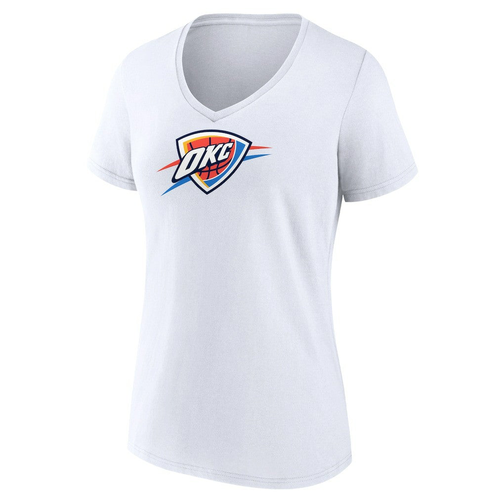 Oklahoma City Thunder Women's Logo V-Neck T-Shirt