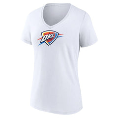 Oklahoma City Thunder Women's Logo V-Neck T-Shirt