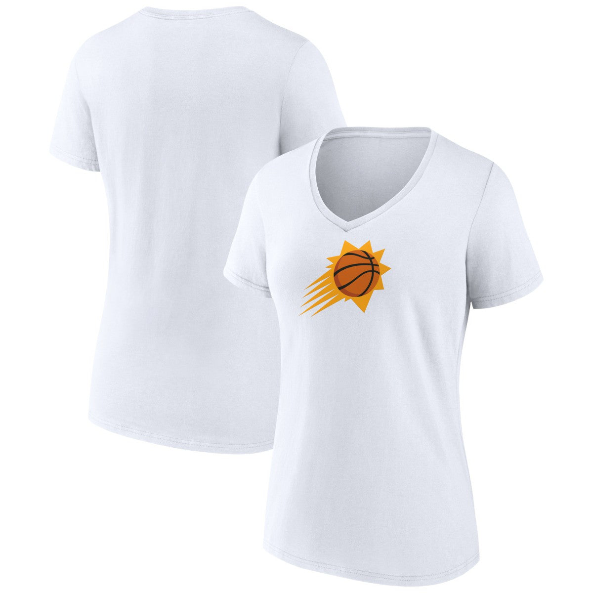 Phoenix Suns Women's Primary Logo V-Neck T-Shirt