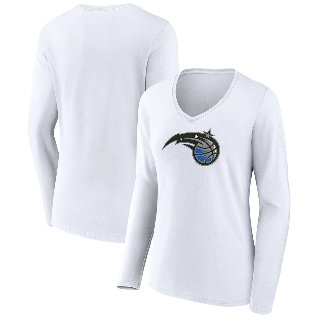 Orlando Magic Women's Logo Long Sleeve V-Neck T-Shirt