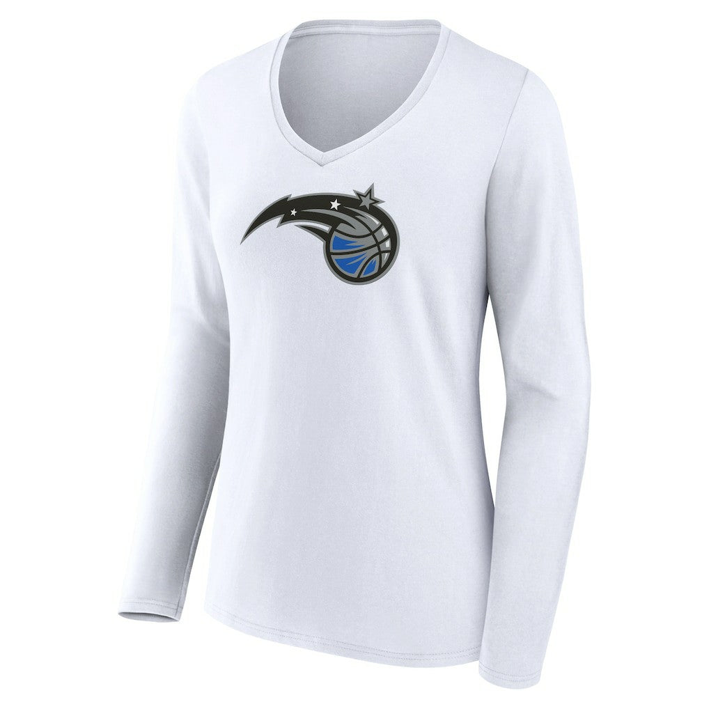 Orlando Magic Women's Logo Long Sleeve V-Neck T-Shirt