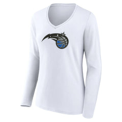 Orlando Magic Women's Logo Long Sleeve V-Neck T-Shirt