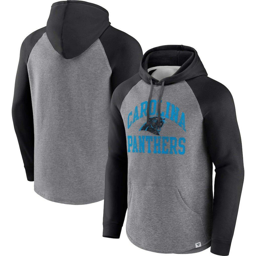 Favorite Arch Raglan Pullover Hoodie - Carolina Panthers Hoodies