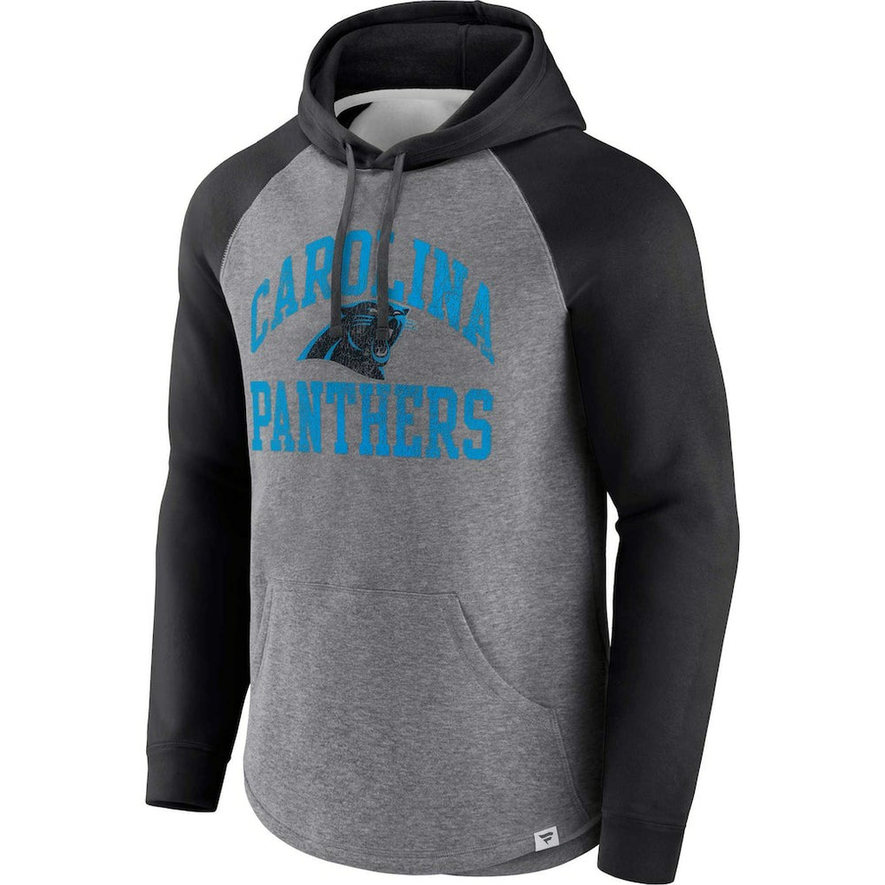 Favorite Arch Raglan Pullover Hoodie - Carolina Panthers Hoodies