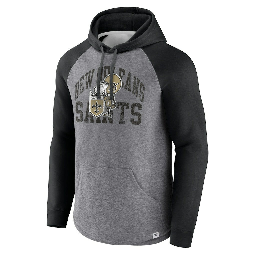 Favorite Arch Raglan Pullover Hoodie - New Orleans Saints Hoodies