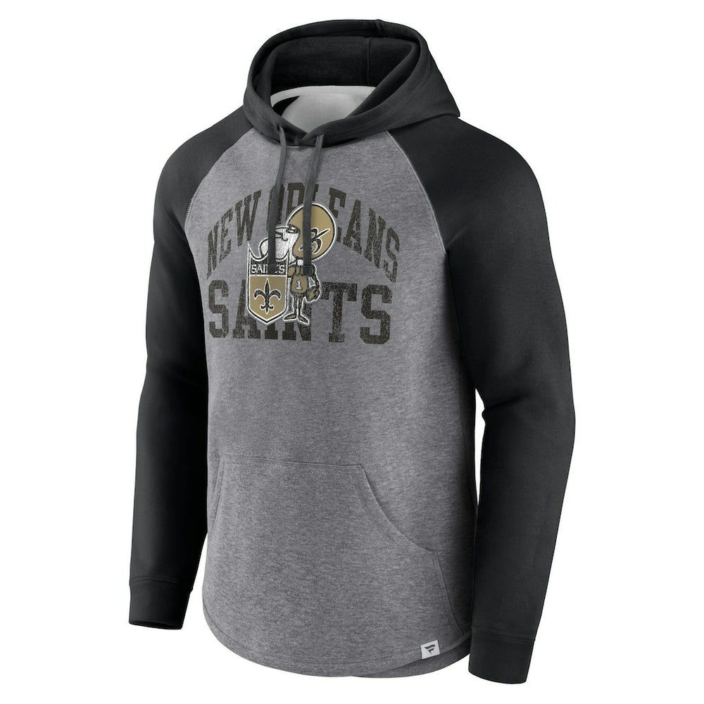 Favorite Arch Raglan Pullover Hoodie - New Orleans Saints Hoodies