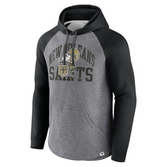 Favorite Arch Raglan Pullover Hoodie - New Orleans Saints Hoodies
