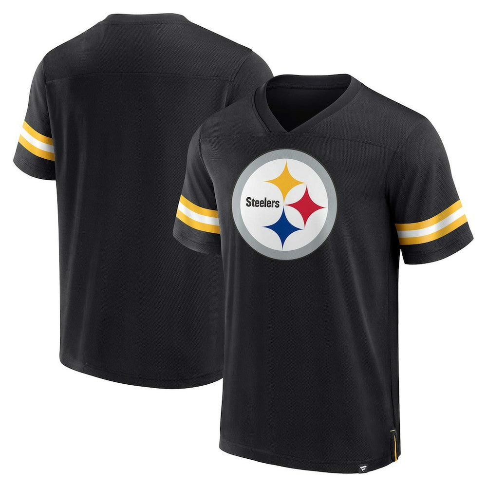 Jersey Tackle V-Neck T-Shirt - Pittsburgh Steelers T-shirts