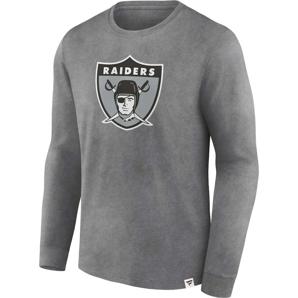 Washed Primary Long Sleeve T-Shirt - Las Vegas Raiders T-shirts