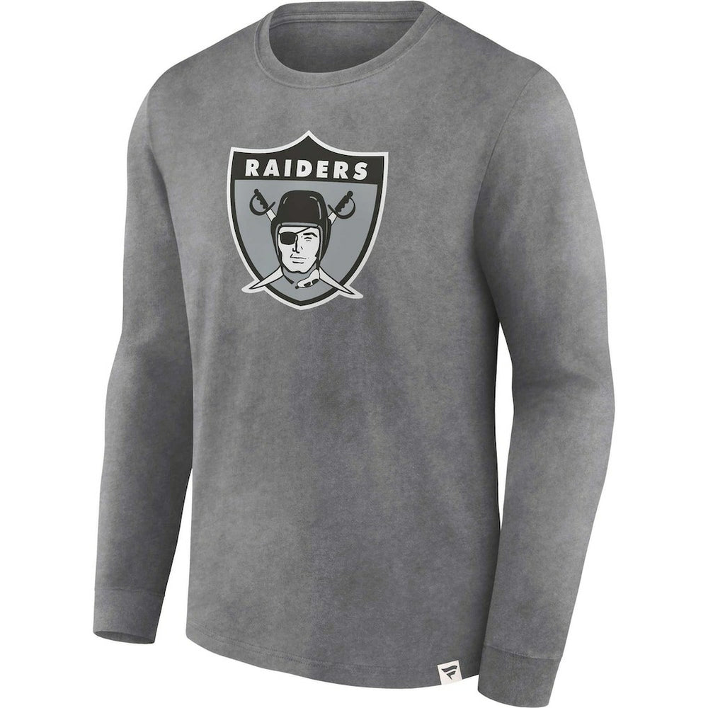 Washed Primary Long Sleeve T-Shirt - Las Vegas Raiders T-shirts