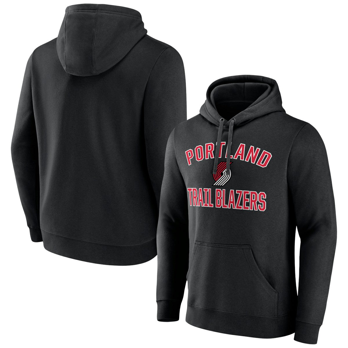 Black Victory Arch Pullover Hoodie