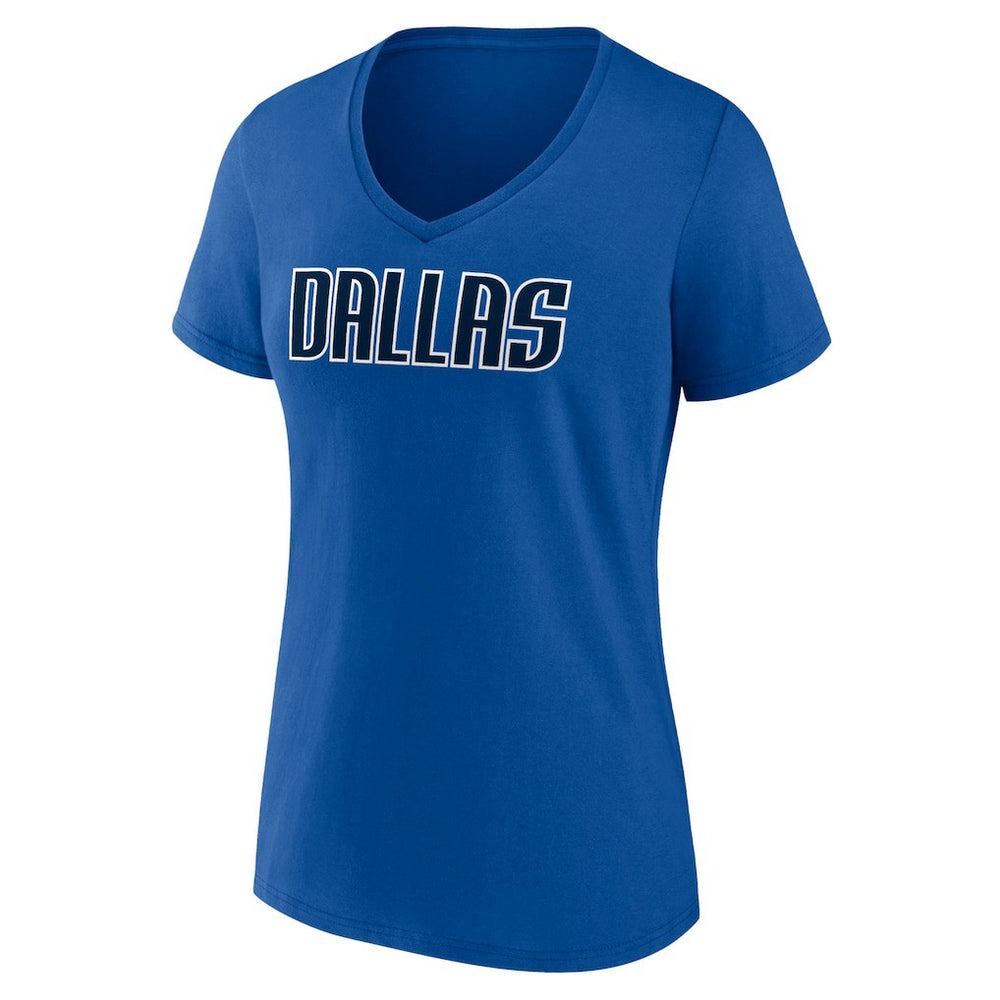 Dallas Mavericks Women's Wordmark V-Neck T-Shirt sale