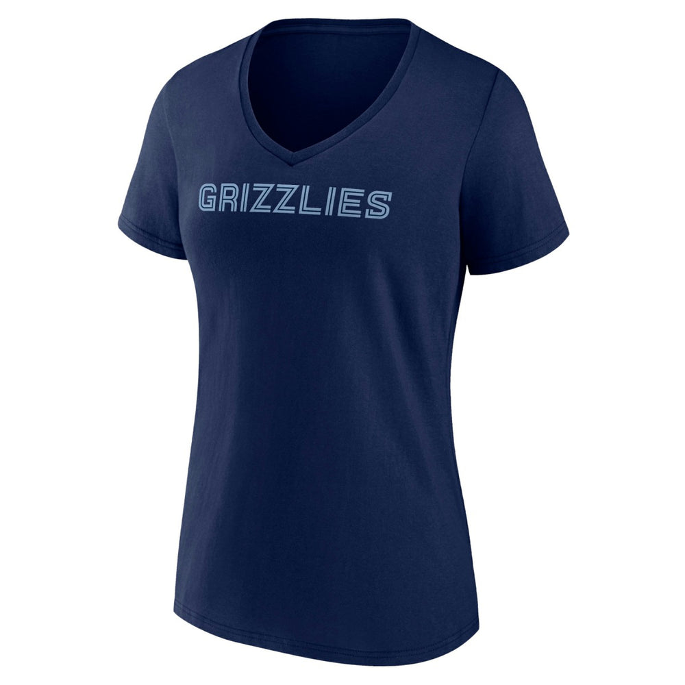 Memphis Grizzlies Women's Wordmark V-Neck T-Shirt