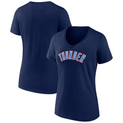 Oklahoma City Thunder Women's Wordmark V-Neck T-Shirt