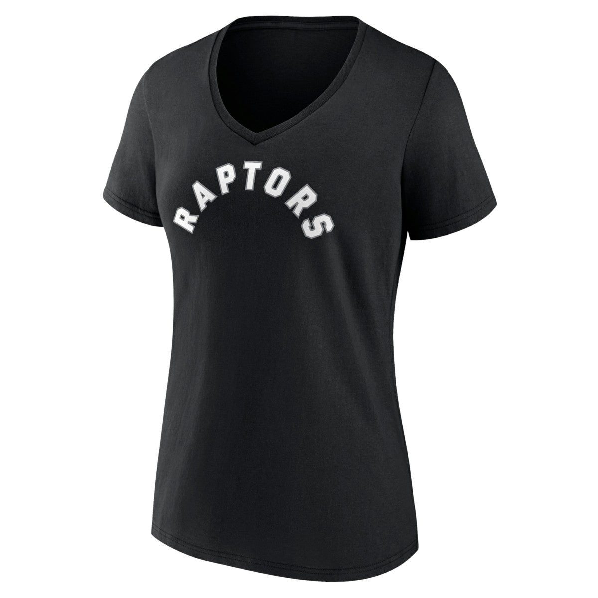 Toronto Raptors Women's Wordmark V-Neck T-Shirt
